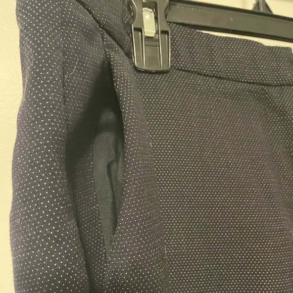 H&M Navy Blue Polka Dot Women’s Slacks - Picture 3 of 10